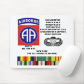 Verlobungen der 82. im Flugzeug Abteilung Mousepad (Mit Mouse)