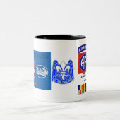 Verlobungen der 82. im Flugzeug Abteilung Zweifarbige Tasse (Mittel)