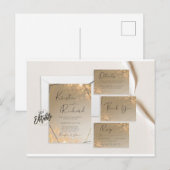 Verlobungen Postkarte (Vorne/Hinten)