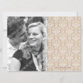 Verlobungs-Party-Antiken-Leuchter-Foto laden ein Einladung (Rückseite)