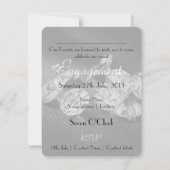 Verlobungs-Party Einladung/Feier Einladung (Rückseite)