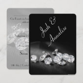 Verlobungs-Party Einladung/Feier Einladung (Vorne/Hinten)