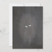 Verlobungs-Party-gotischer Rahmen Halloween laden Einladung (Rückseite)