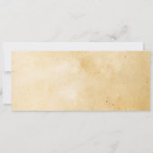 Verlobungs-Party-Karte verbindet rustikales Einladung (Rückseite)