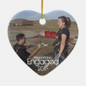 Verlobungs-Verzierung Keramik Ornament (Hinten)