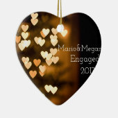 Verlobungs-Verzierung Keramikornament (Rechts)