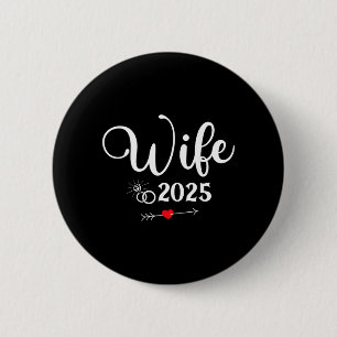 Verlobungsfeier 2025 Ehefrau Ehemann passend Button