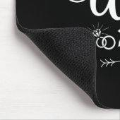 Verlobungsfeier 2025 Ehefrau Ehemann passend Mousepad (Ecke)