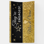 Verlobungsfeier-Banner mit individuellem Text Banner (Vertikal)