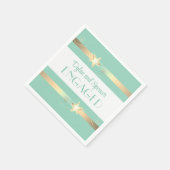 Verlobungsglückwünsche! Individuell, elegant Serviette (Ecke)