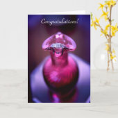 Verlobungsglückwünsche Karte (Gelbe Blume)