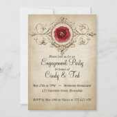 Verlobungsparty Einladung (Vorderseite)