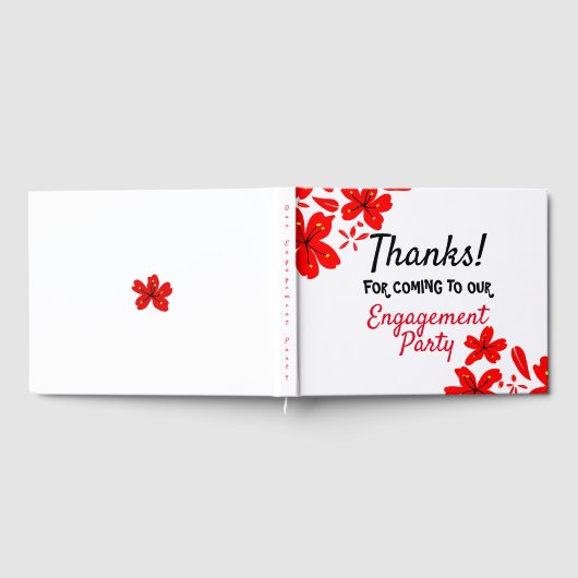 Verlobungsparty Gästebuch (Voll)