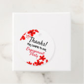 Verlobungsparty Geschenkanhänger (Beispiel)