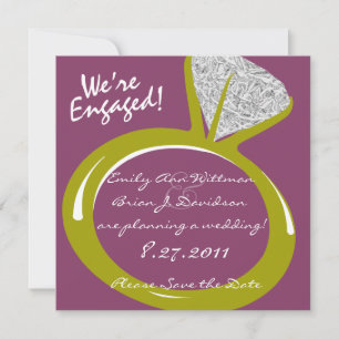 Verlobungsring / Rettet das Datum Save The Date