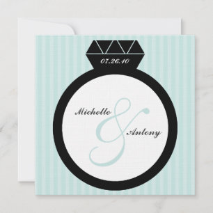 Verlobungsring Save-the-Date-Einladungen Einladung