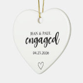 Verlobungsschmuck keramik ornament (Links)