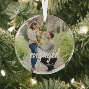 Verlobungsschmuck ornament aus glas