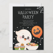 verlockend festes Halloween-Party Einladung (Vorderseite)