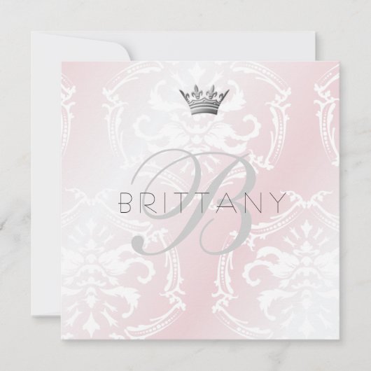 Verlockend Rosa 311 laden ein Einladung (Vorderseite)