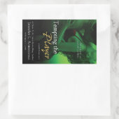 Verlockung des Spielers durch Jennifer L. Armentro Rechteckiger Aufkleber (Tasche)