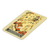 Verlockung des Untergrunds | London Vintage Plakat Magnet (Linke Seite)