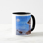 … verlor Gitarren… Kunst durch Jutta Gabriel… Tasse (VorderseiteRechts)