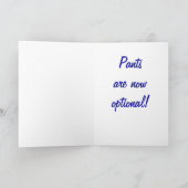 "Verlor Ihren Job?" Gruß-Karte Karte (Innenseite)