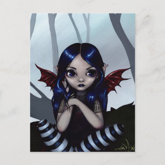 "Verloren....aber nicht besorgt" Postkarte (Vorderseite)