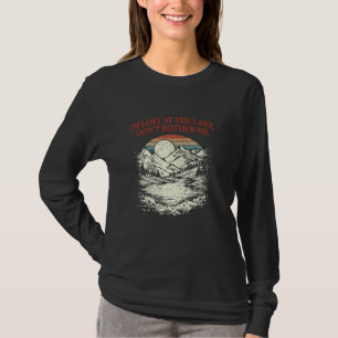 Verloren am Lago Funny Sees Spaß Lagoon Camping T-Shirt