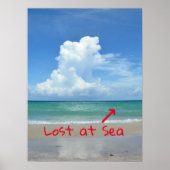 Verloren an Sea Fun Beach Seascape Poster (Vorne)