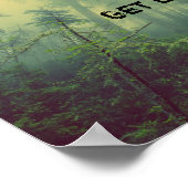 Verloren - ein Wald Poster (Ecke)