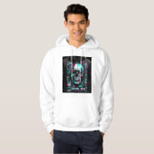 Verloren im Flammenaufstieg in der Stille Hoodie. Hoodie (Vorne ganz)