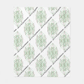 Verloren im fünften Maß? Geometrie-Würfel-Spaß Fleecedecke (Vorderseite)