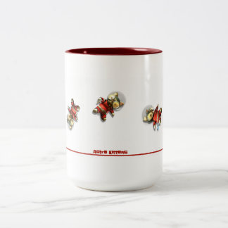 "Verloren im Gamma-Quadranten" Kaffee-Tasse Zweifarbige Tasse