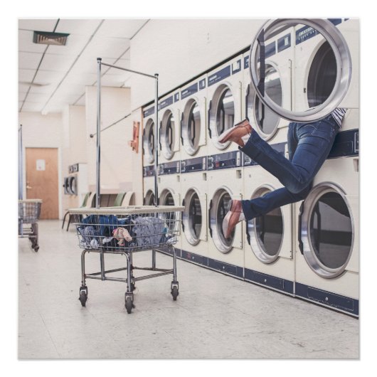 verloren im Laundromat Poster (Vorderseite)