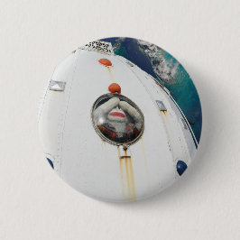 Verloren im Raum-Affen Button