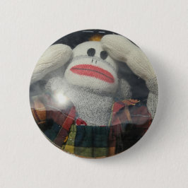 Verloren im Raum-Affen Button