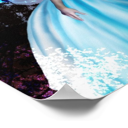 Verloren im verzauberten Waldposter Poster (Ecke)