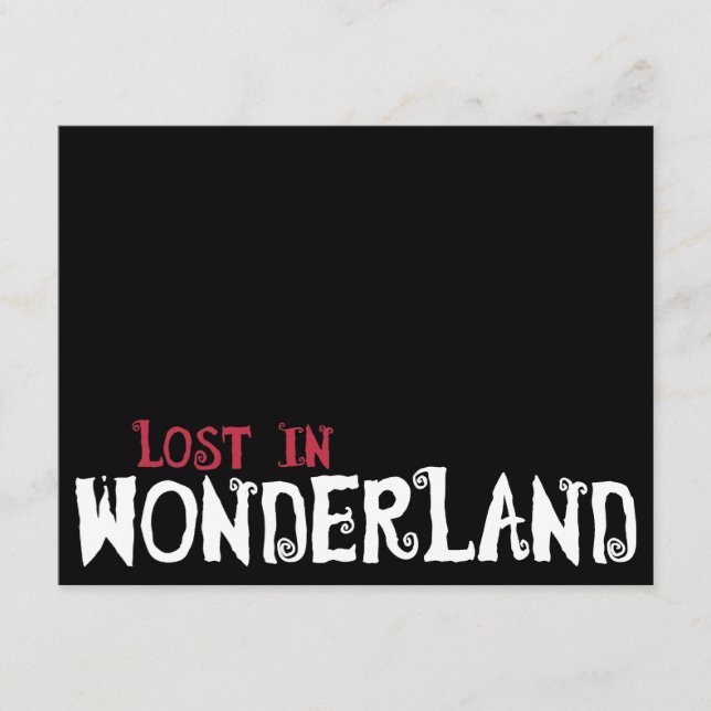 Verloren im Wunderland (Vorderseite)