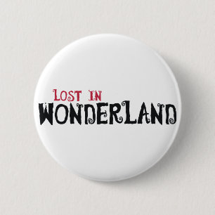 Verloren im Wunderland Button