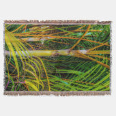 Verloren in Areca Palms Throw Blanket Decke (Vorderseite)