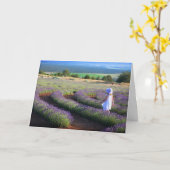 ~ verloren in den Gedanken… ~ Karte (Gelbe Blume)