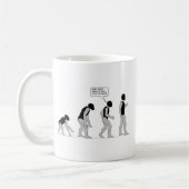 Verloren in der Evolution Kaffeetasse (Links)