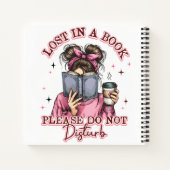 Verloren in einem Buch... Notizblock (Rückseite)