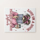 Verloren in einem Buch... Puzzle (Horizontal)