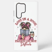 Verloren in einem Buch... Samsung Galaxy Hülle (Rückseite)