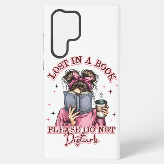 Verloren in einem Buch... Samsung Galaxy Hülle (Rückseite)