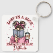 Verloren in einem Buch... Schlüsselanhänger (Rückseite)