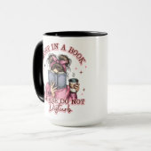 Verloren in einem Buch... Tasse (Vorderseite Links)